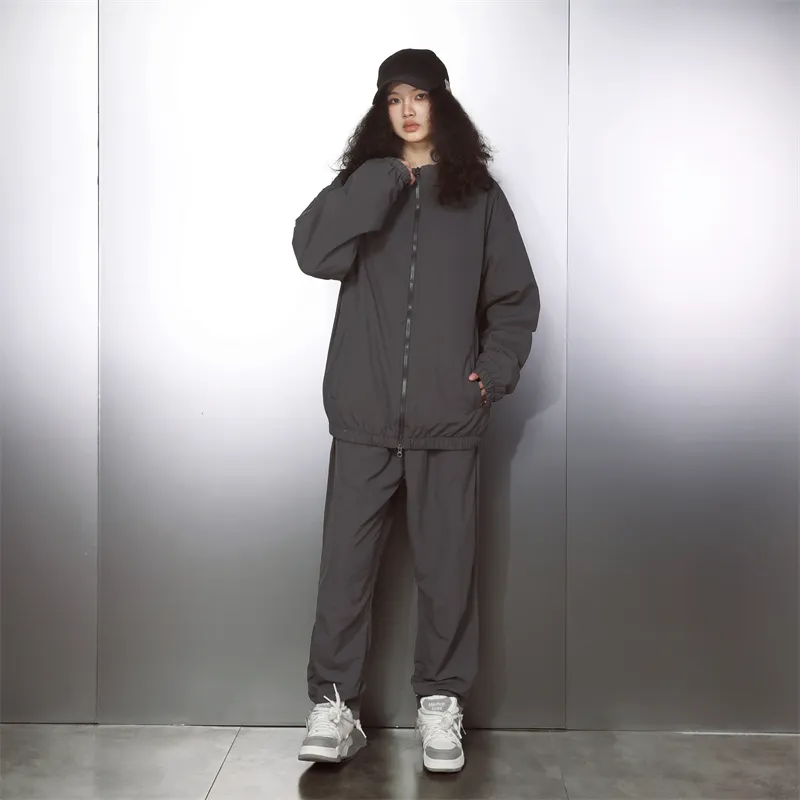GOOSELIAR Coat, Shorts, Pants Three Piece Set Unisex-2