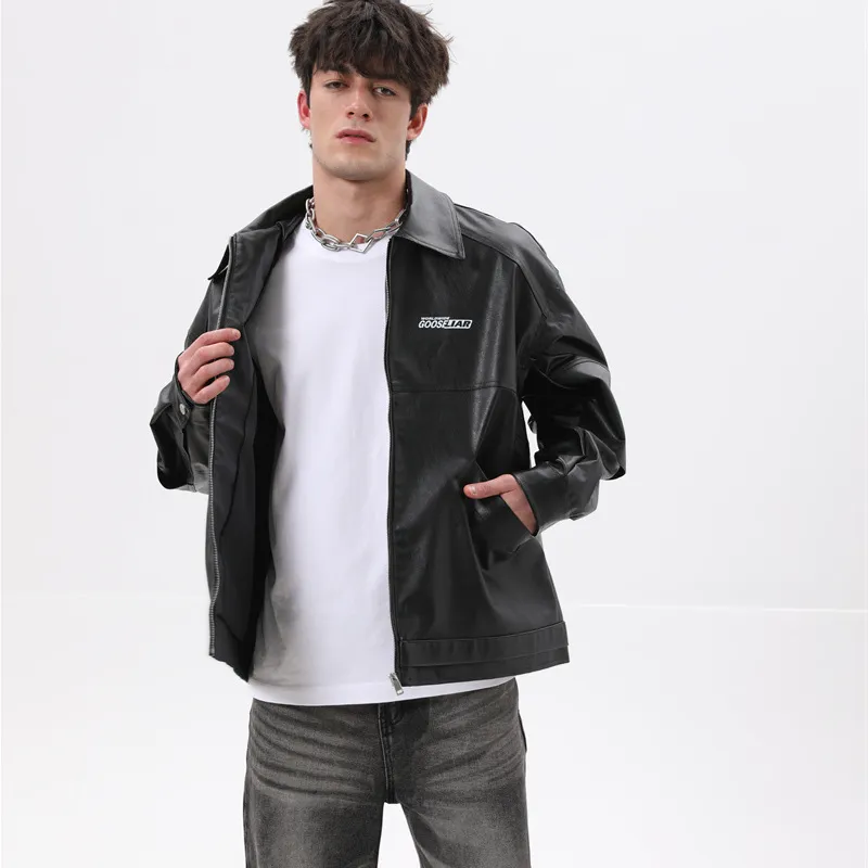 GOOSELIAR Leather Jackets Coats Unisex-9