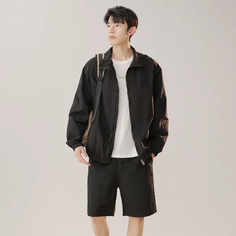 GOOSELIAR Coat, Shorts, Pants Three Piece Set Unisex-50