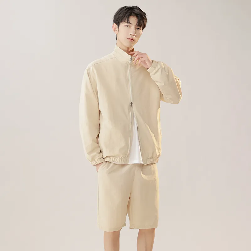 GOOSELIAR Coat, Shorts, Pants Three Piece Set Unisex-73
