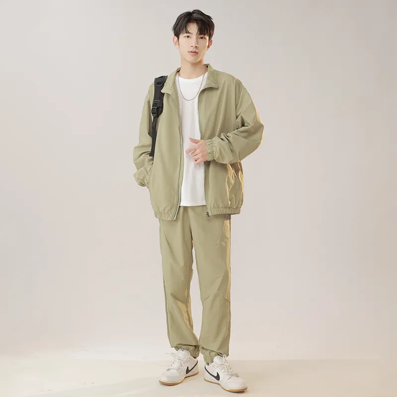 GOOSELIAR Coat, Shorts, Pants Three Piece Set Unisex-93