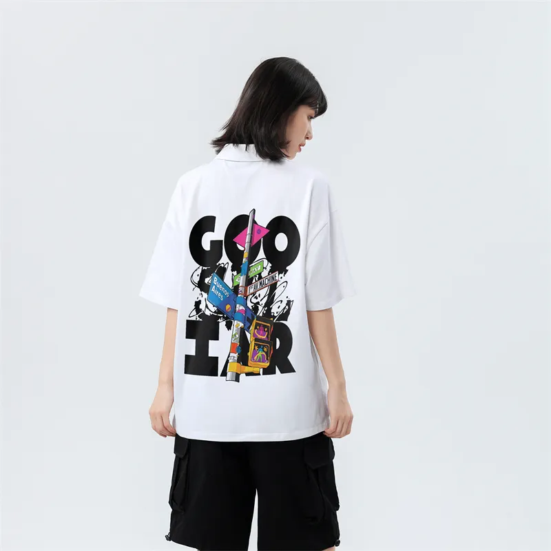 GOOSELIAR Top T-Shirt Polo Shirt Unisex-5