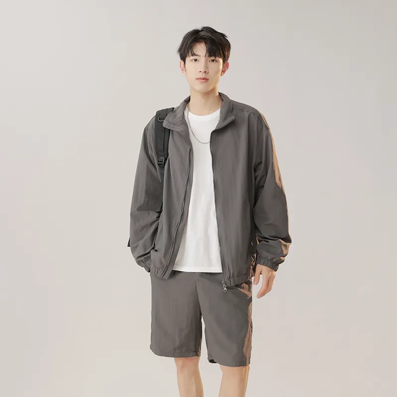 GOOSELIAR Coat, Shorts, Pants Three Piece Set Unisex-43