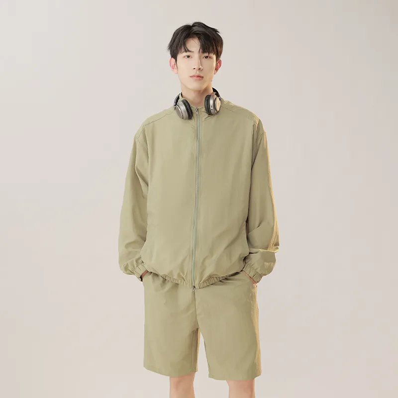 GOOSELIAR Coat, Shorts, Pants Three Piece Set Unisex-60