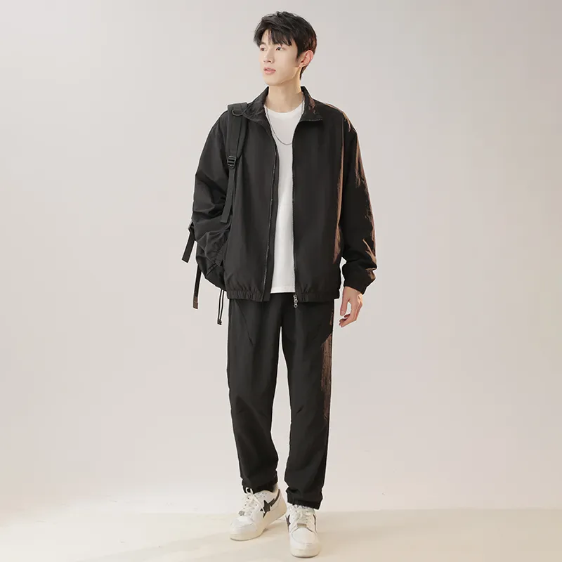 GOOSELIAR Coat, Shorts, Pants Three Piece Set Unisex-80