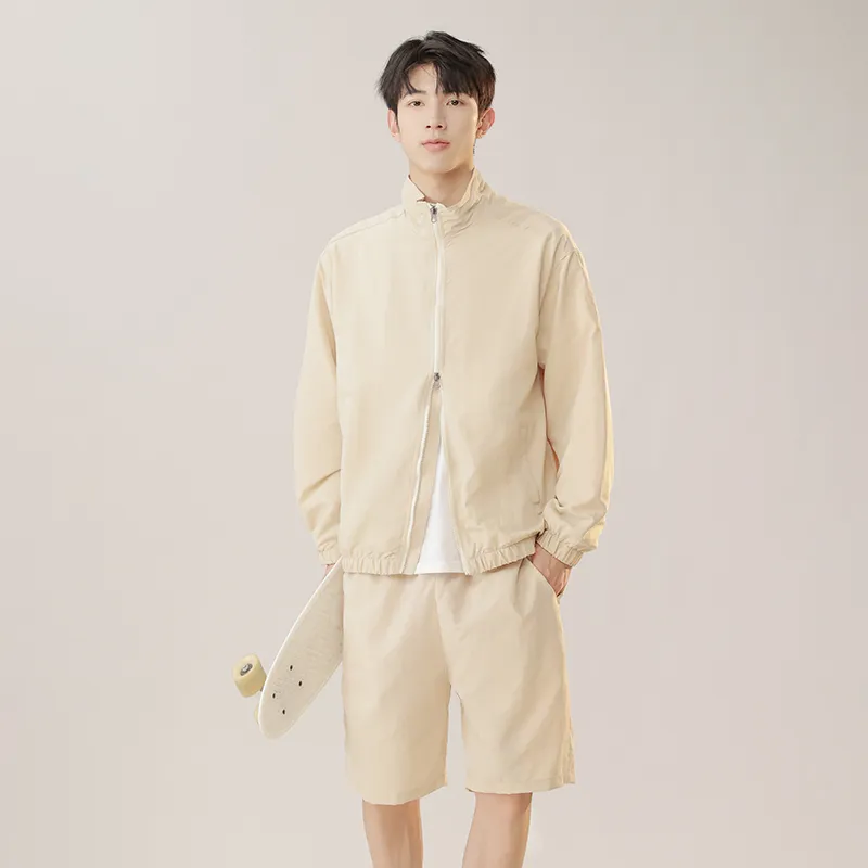 GOOSELIAR Coat, Shorts, Pants Three Piece Set Unisex-76