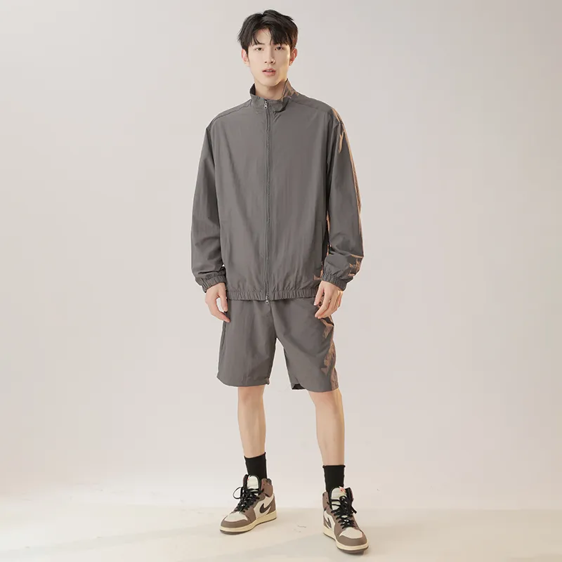 GOOSELIAR Coat, Shorts, Pants Three Piece Set Unisex-46
