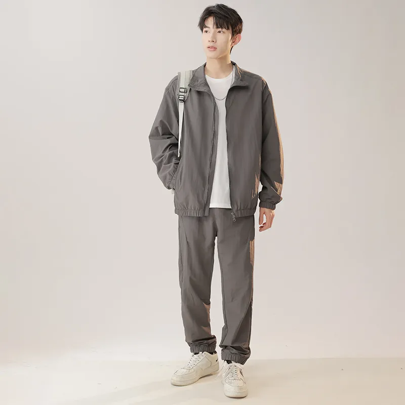 GOOSELIAR Coat, Shorts, Pants Three Piece Set Unisex-106