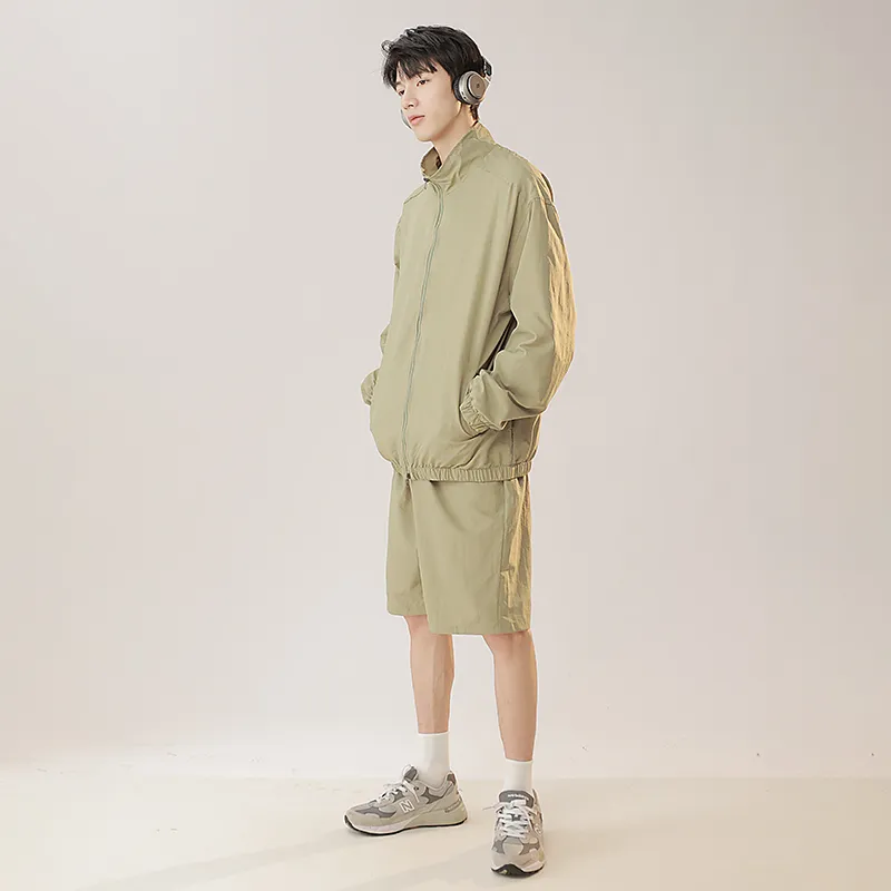 GOOSELIAR Coat, Shorts, Pants Three Piece Set Unisex-24