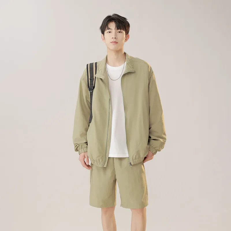 GOOSELIAR Coat, Shorts, Pants Three Piece Set Unisex-27