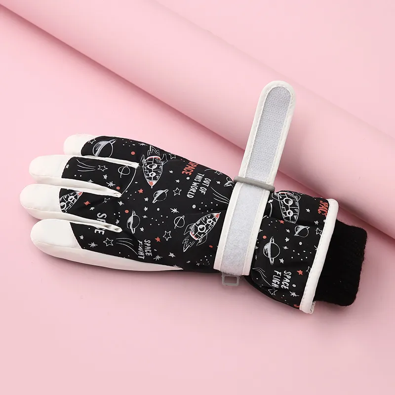 NANJIREN Thickened Warm Gloves Kids'-4