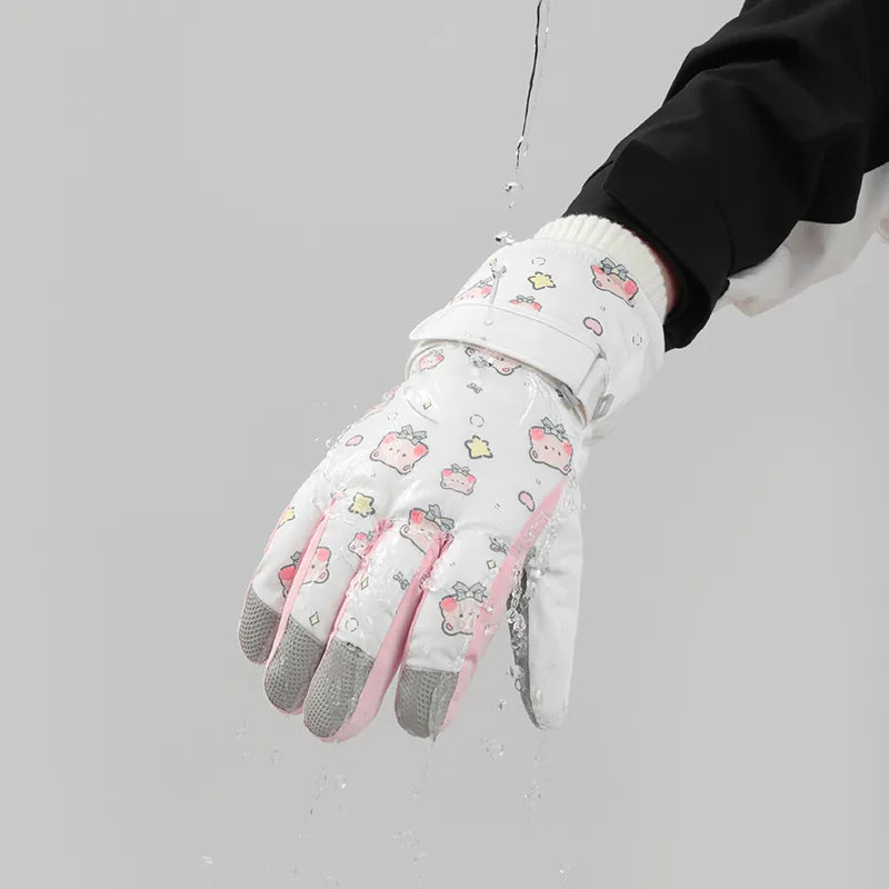 NANJIREN Thickened Ski Gloves Women's-2