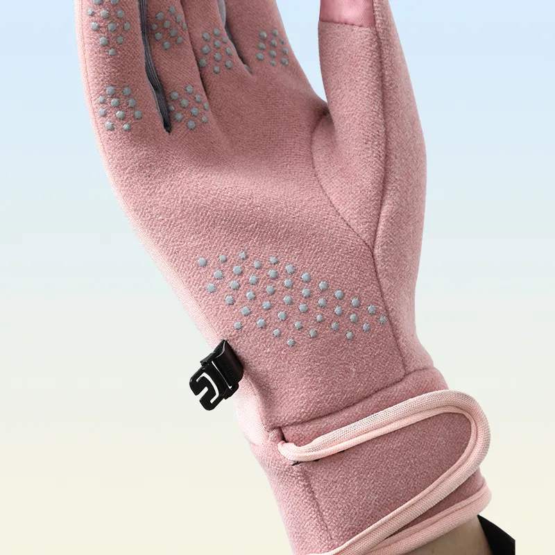 NANJIREN Thickened Warm Gloves Women's-4