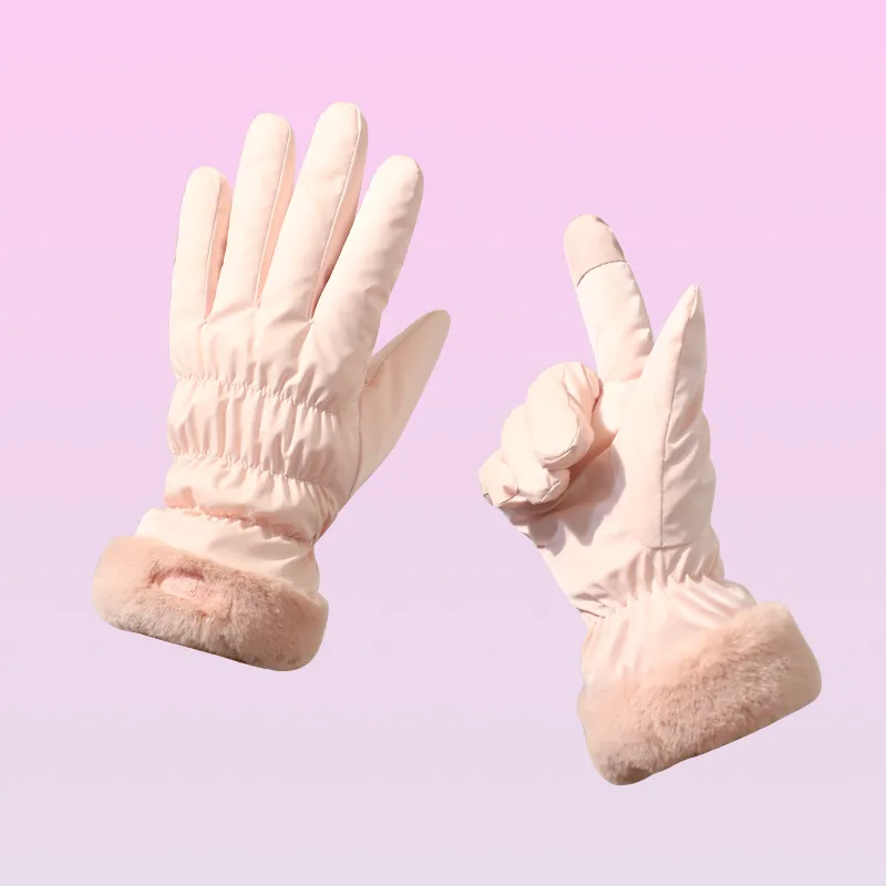 NANJIREN Thickened Warm Gloves Women's-7