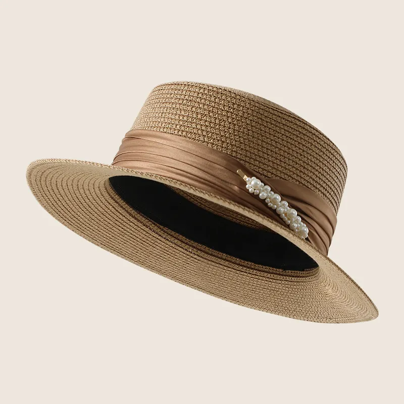 NANJIREN Straw Woven Sun Protection Hats Women's-8