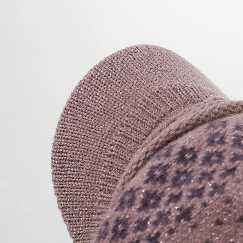 NANJIREN Thickened Beanies Women's-7