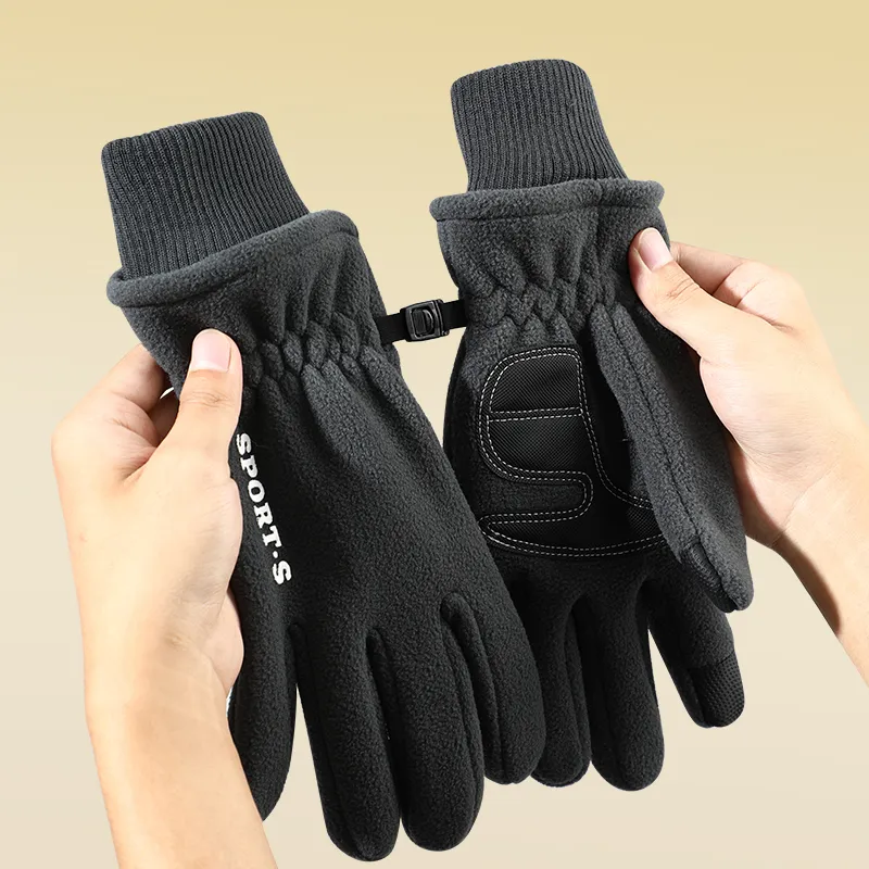 NANJIREN Thickened Warm Gloves Men's-1