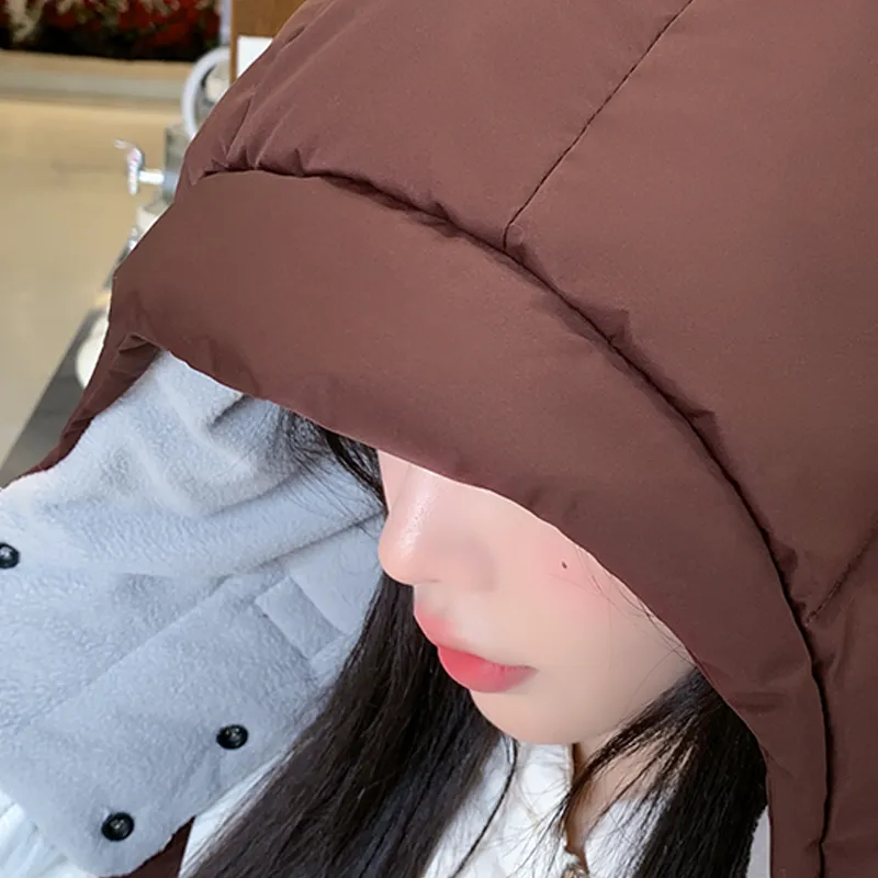 NANJIREN Thickened Pullover Hat Women's-3