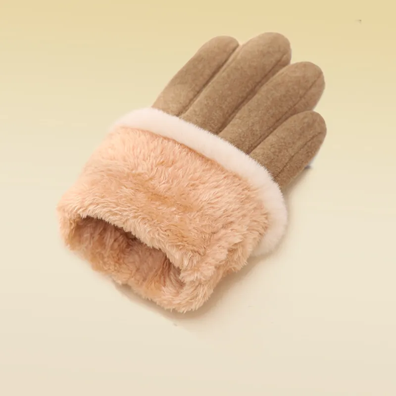 NANJIREN Thickened Knit Gloves Women's-4