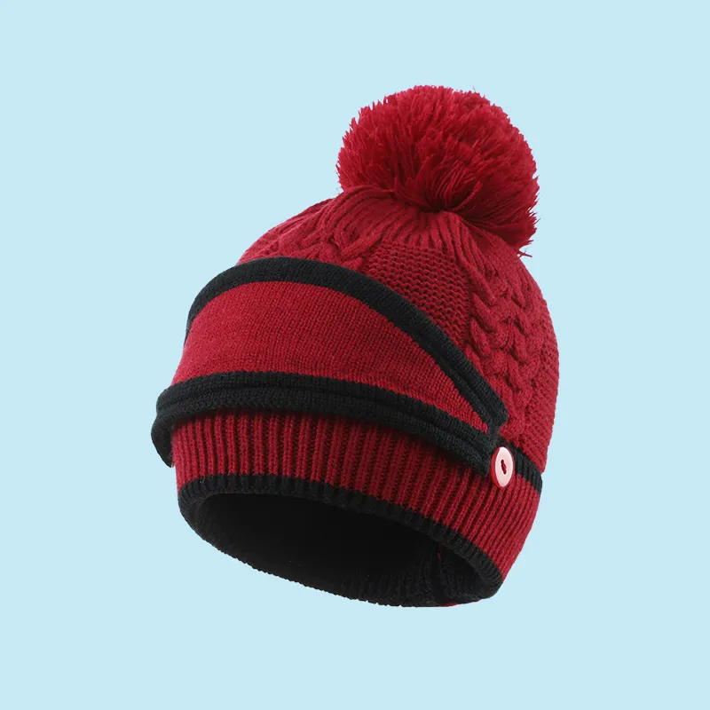 NANJIREN Thickened Beanies Women's-3