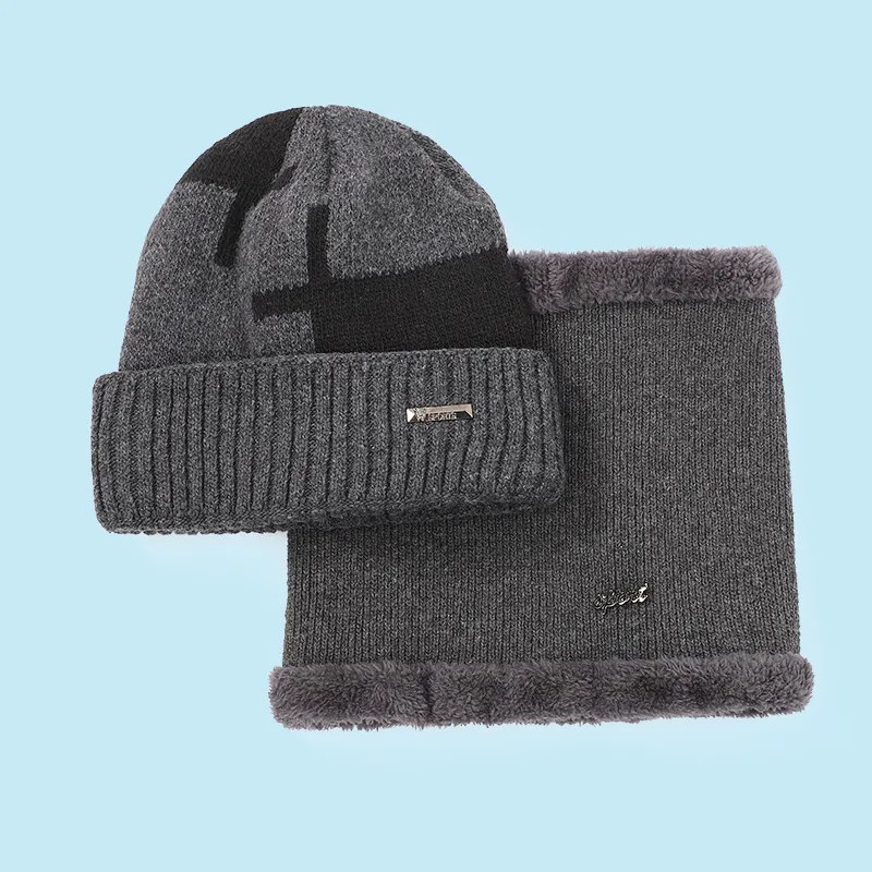 NANJIREN Thickened Beanies Men's-3