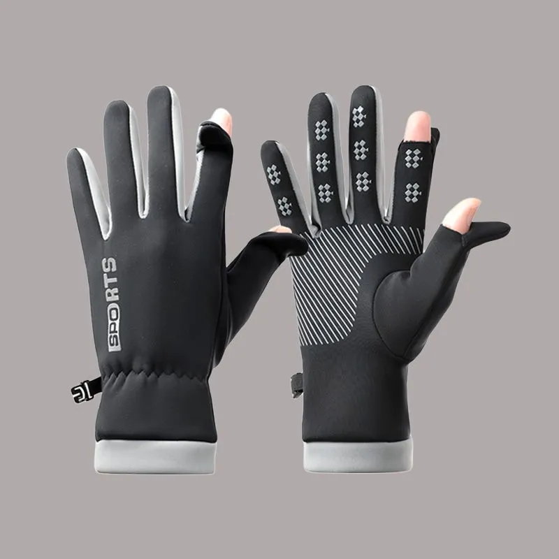 NANJIREN Fleece Lined Warm Gloves Men's-1