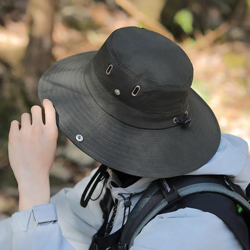 NANJIREN Slim And Lightweight Sun Protection Hats Men's-3