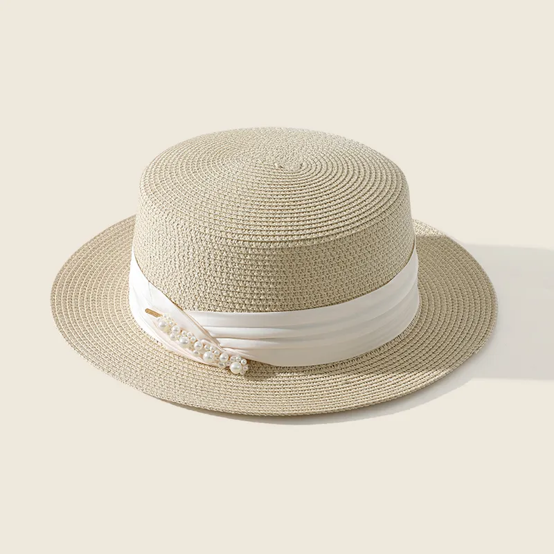 NANJIREN Straw Woven Sun Protection Hats Women's-2