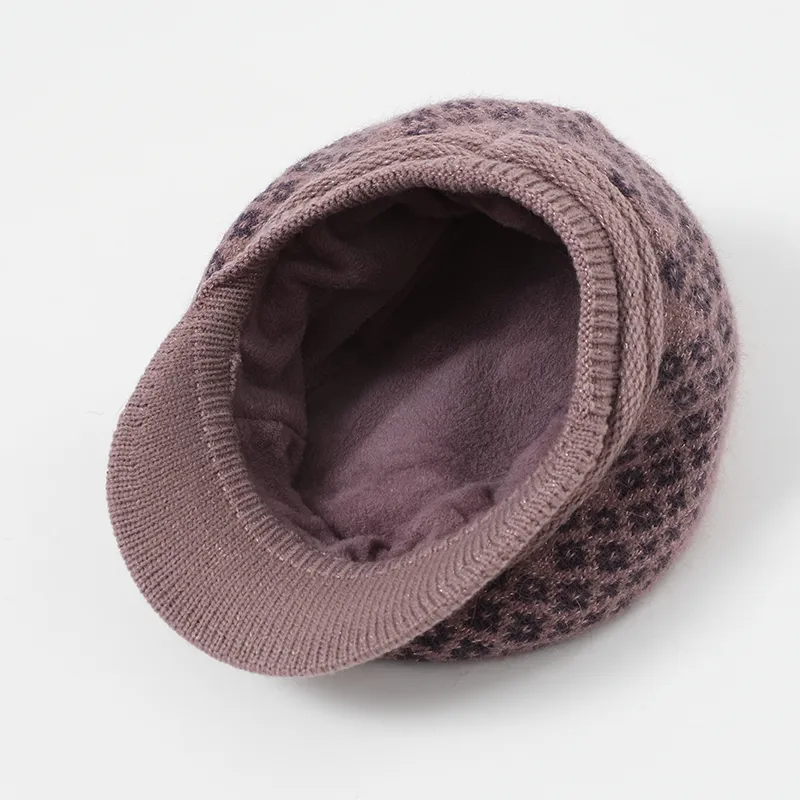 NANJIREN Thickened Beanies Women's-5