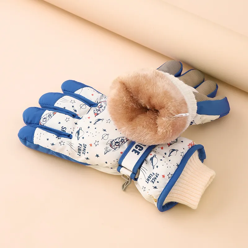 NANJIREN Thickened Warm Gloves Kids'-2