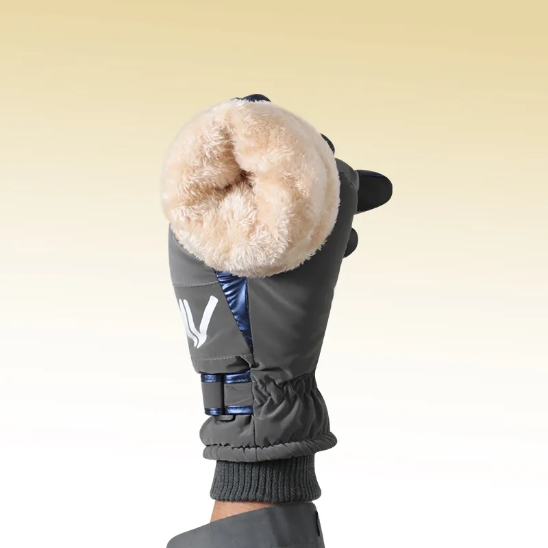 NANJIREN Fleece Lined Sports Gloves Men's-7