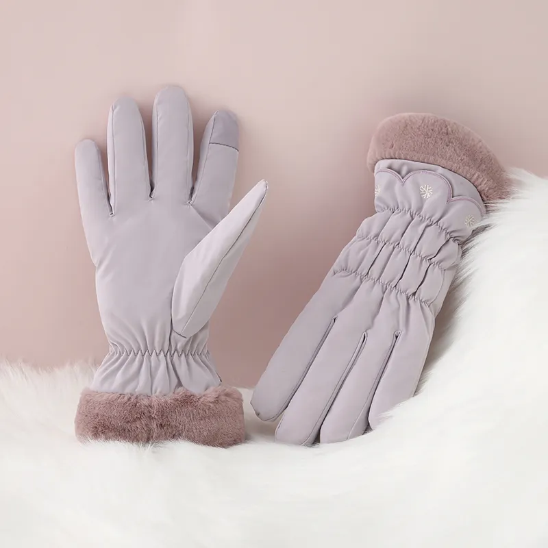 NANJIREN Thickened Gloves Women's-3