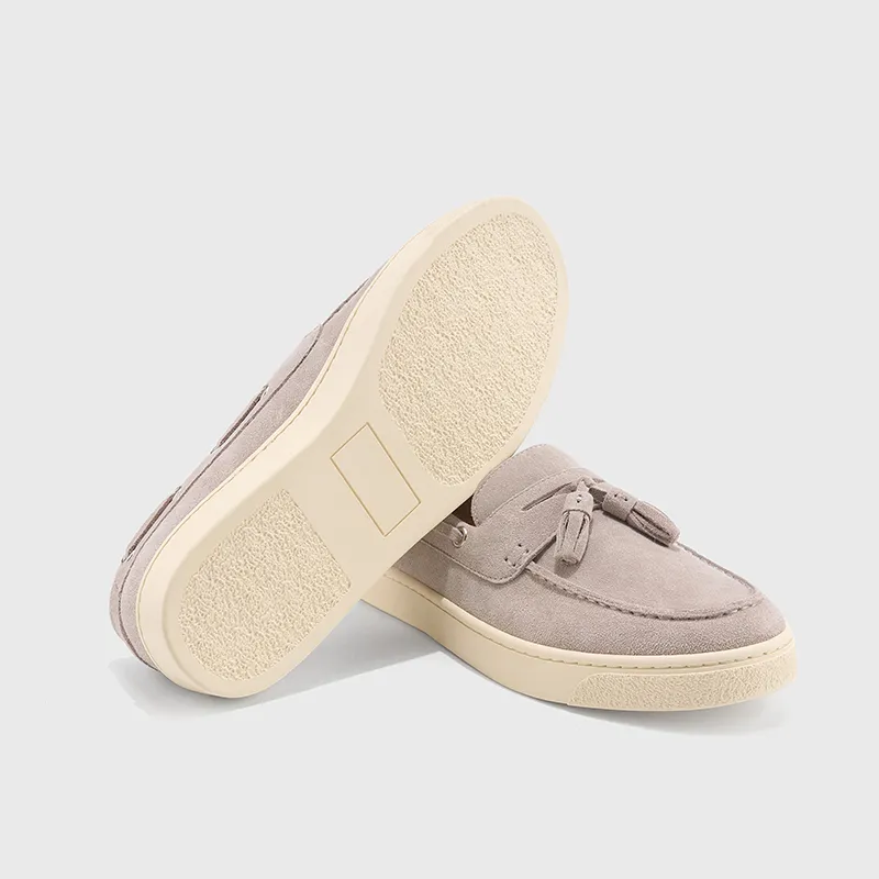 FACECITY Loafers Men's Light Brown-3