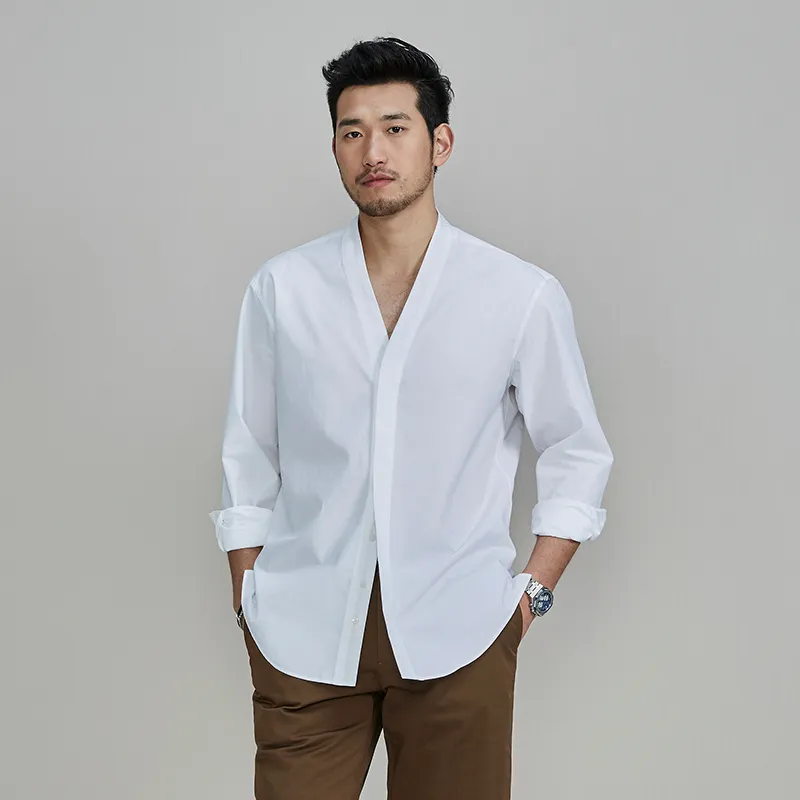 FACECITY Shirts Men White-2