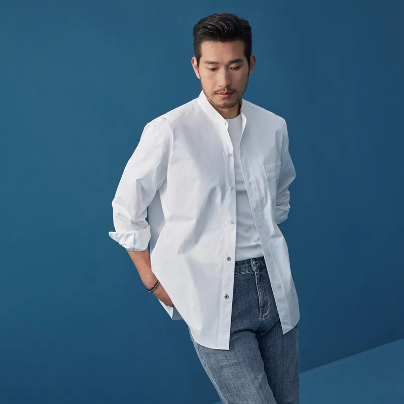 FACECITY Shirts Men White-2