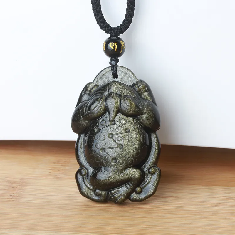 Reiki Obsidian Necklaces Unisex-1