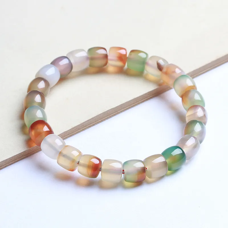 Reiki Agate Jade Bracelets Women's-3