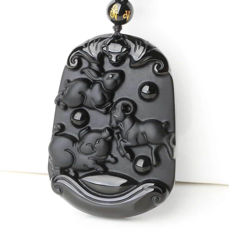 Reiki Jade Necklaces Unisex-4