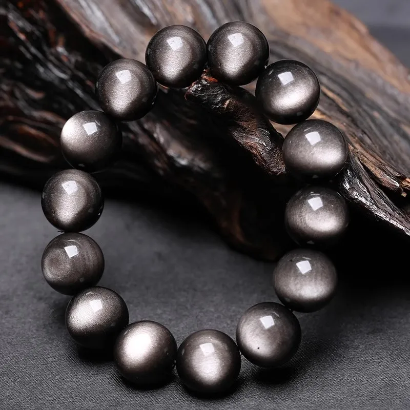 Reiki Obsidian Bracelets Unisex-2