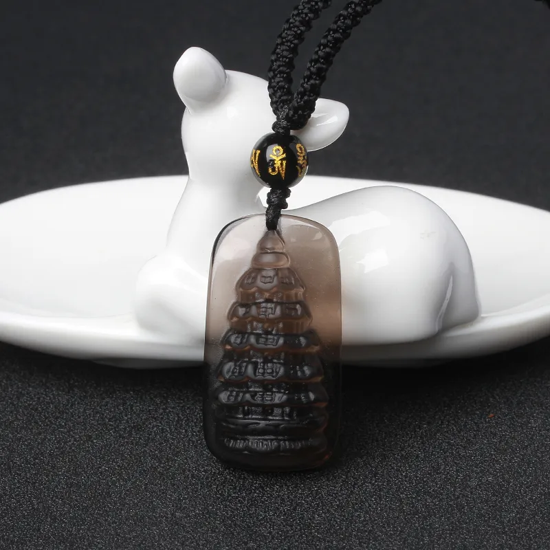 Reiki Obsidian Necklaces Unisex-1
