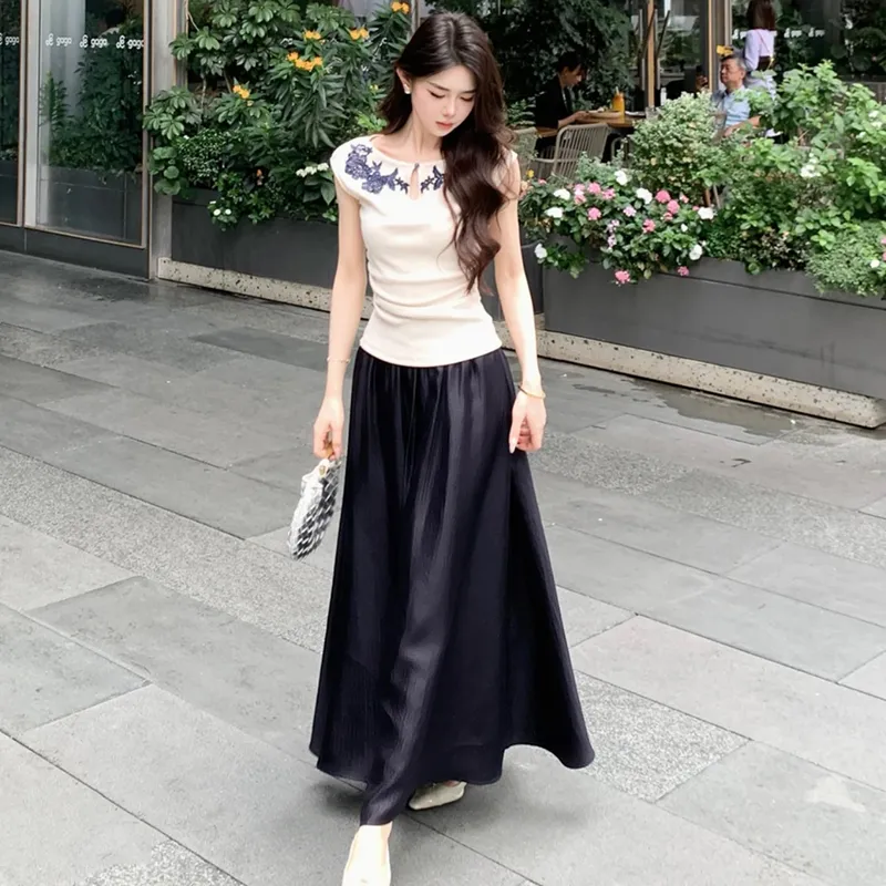 BRASS SCOUT Two Piece Skirt Sets Women's-2