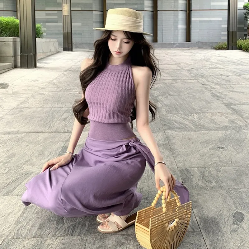 BRASS SCOUT Two Piece Skirt Sets Women's-5