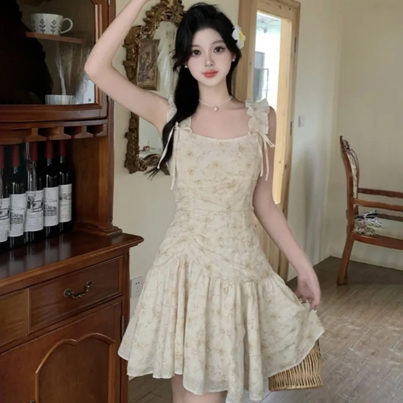 BRASS SCOUT Slip Dress Women's White-3