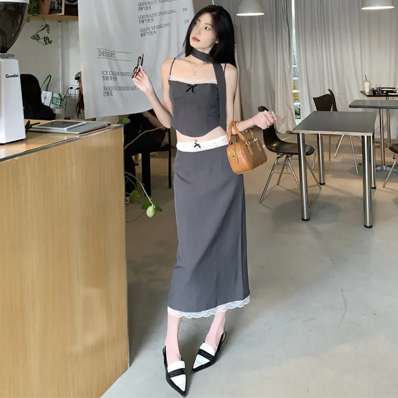BRASS SCOUT Two Piece Skirt Sets Women's-4