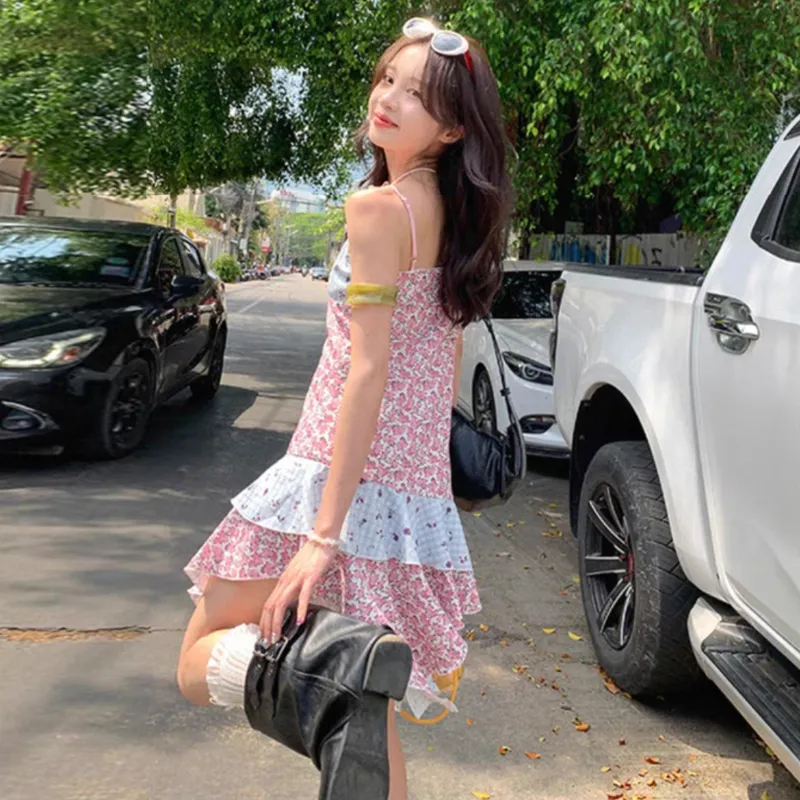 BRASS SCOUT Slip Dresses Women's Pink Shopping Bag-5