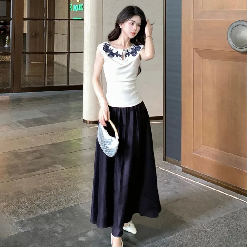 BRASS SCOUT Two Piece Skirt Sets Women's-5