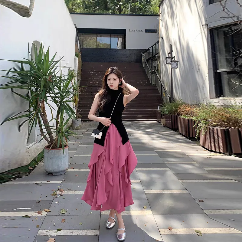 BRASS SCOUT Two Piece Skirt Sets Women's-2