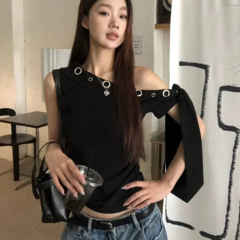 BRASS SCOUT T Shirts Women's Black Shopping Bag-3