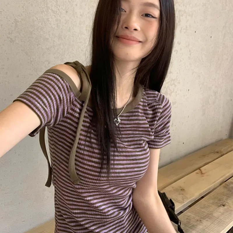 BRASS SCOUT T Shirt Women's Stripes-4