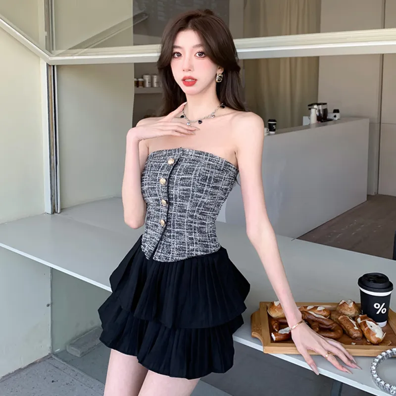 BRASS SCOUT Two Piece Skirt Sets Women's-4